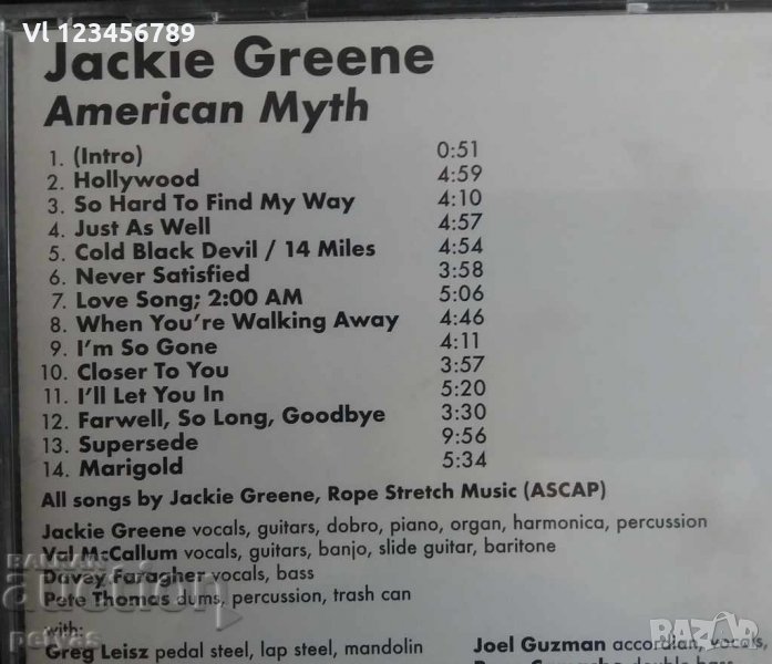 CD -Jackie Greene American Myth, снимка 1