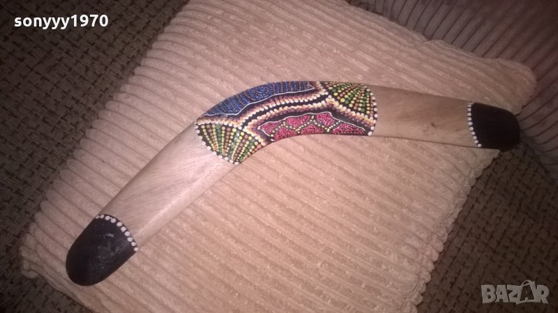 бумеранг-ретро колекция 40х6см-внос швеицария, снимка 1