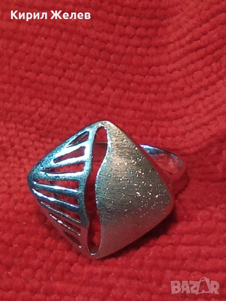 ВИНТИДЖ СРЕБЪРЕН АРТ ПРЪСТЕН СРЕБРО 925 АЖУРНА МАЙСТОРСКА ИЗРАБОТКА - АНГЛИЯ 25801, снимка 1