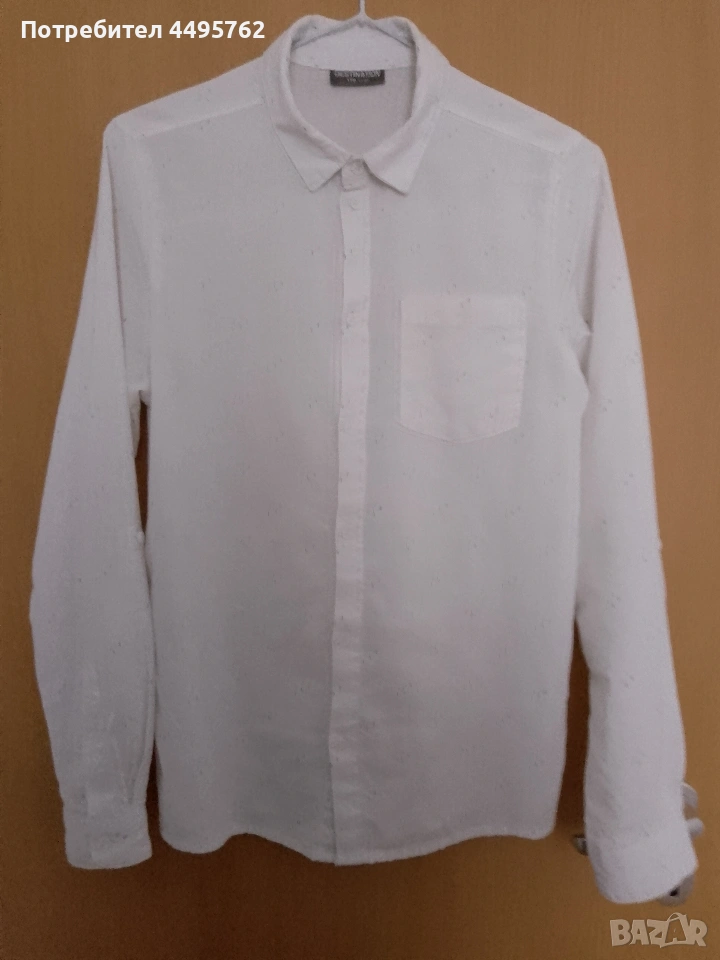 Бяла риза за момче, снимка 1