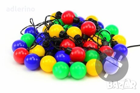 20 - лампи - градинско осветление, парти осветление, парти лампички, лампички за градина - цветни ( , снимка 1