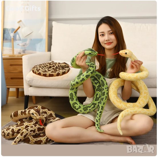 Плюшена играчка Змия, 200см и 300см, снимка 1