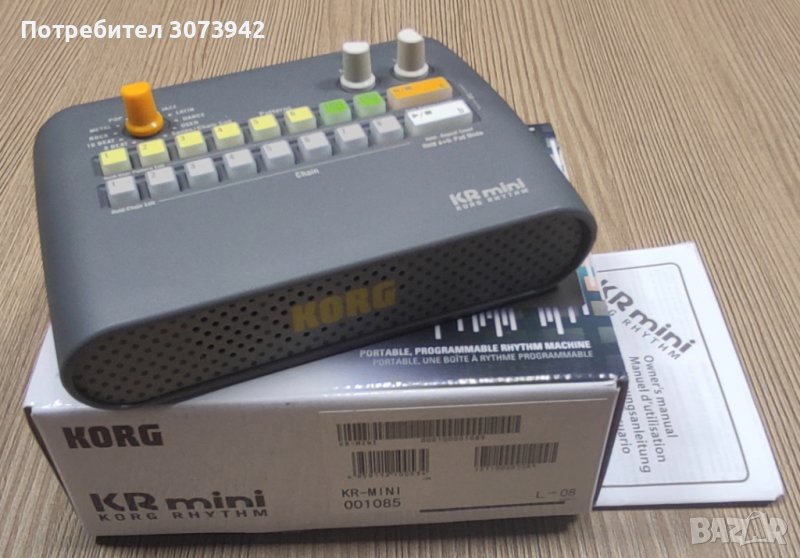 Korg KR Mini Rhythm Machine, снимка 1