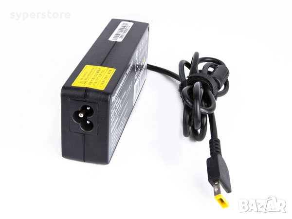 Зарядно устройство Адаптер за лаптоп Lenovo 20V 4.5A  правоъгълна букса CH00023 new square slim SQR, снимка 1