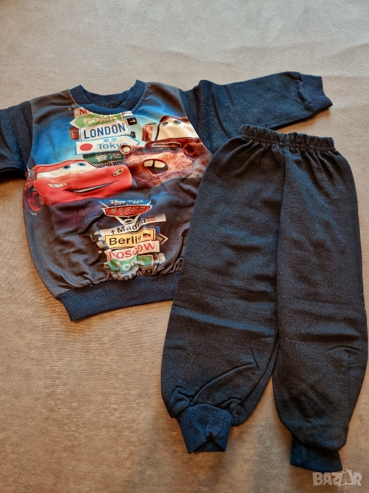 1-2г 92см Комплект горница и долница, памук, подплатени, маккуин, без следи от употреба , снимка 1