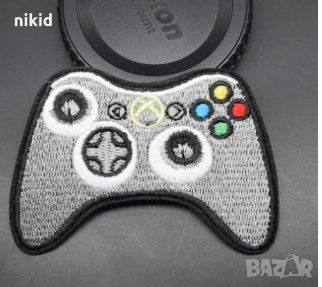 Джойстик конзола емблема апликация за дреха дрехи самозалепваща се картинка лепенка щампа, снимка 1