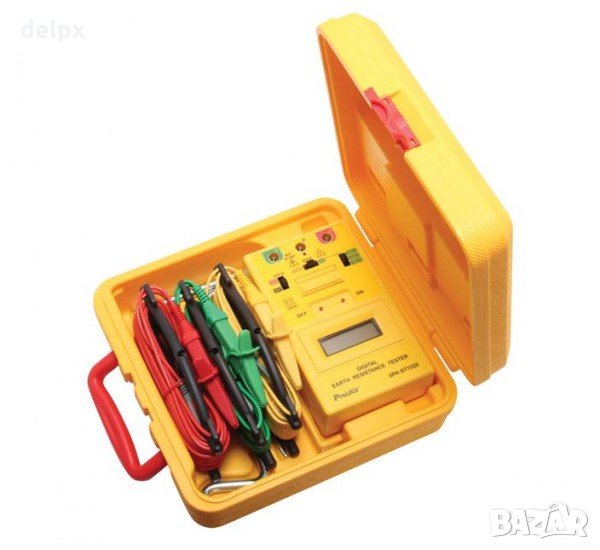 Тестер цифров 8PK-ST1520, за земно съпротивление, заземление | OHM |, снимка 1