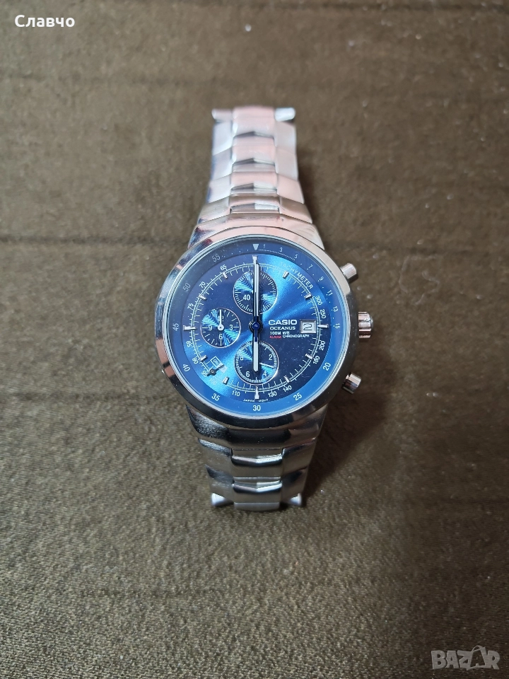Casio Oceans Chronograph Alarm WR100, снимка 1