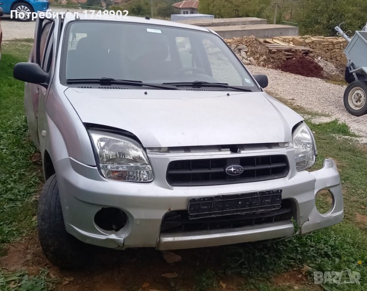 Subaru justy 1.3 - 90k. 2007 г. на части 0тличен двигател без скорости..., снимка 1