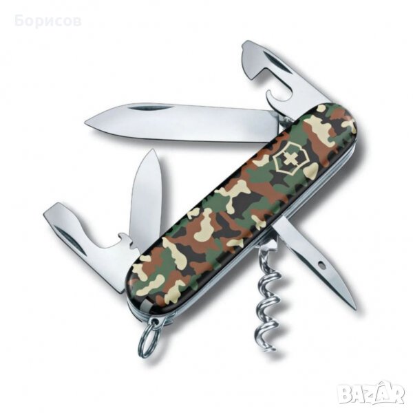 Швейцарски джобен нож Victorinox Spartan, камуфлаж, блистер, снимка 1