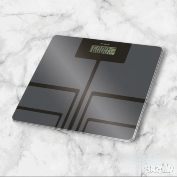 Кантар за тегло дигитален Rosberg, батерия (не е вкл.), LCDекран, 180кг., 2 ГОДИНИ ГАРАНЦИЯ, снимка 1