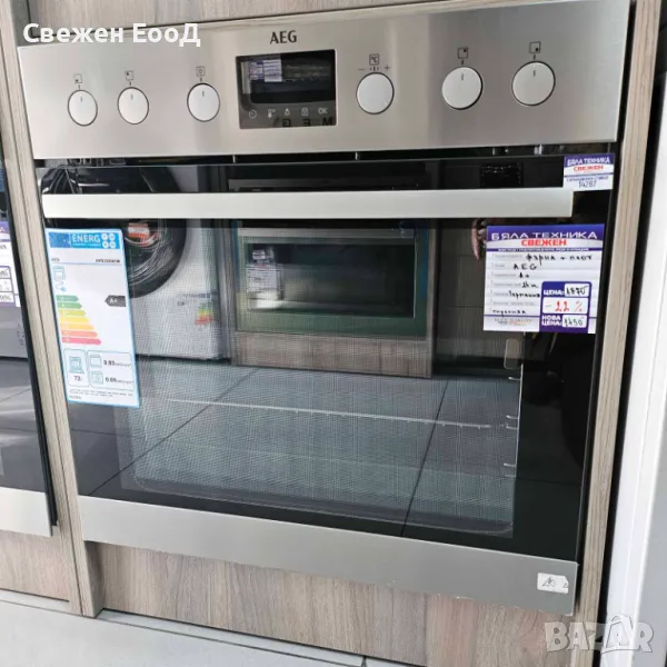 фурна за вграждане с плот AEG, снимка 1