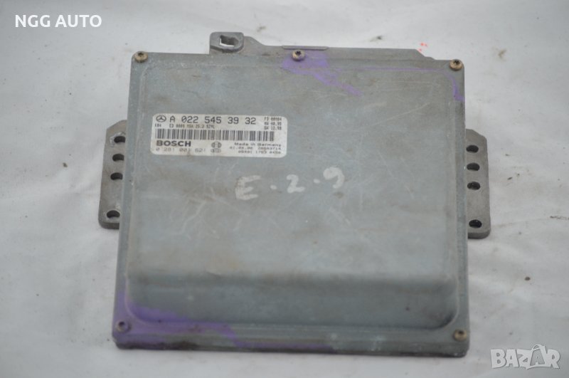 Компютър Двигател BOSCH от MERCEDES W210 2.9 TD, 0 281 001 621, 0281001621, A 022 545 39 32, снимка 1