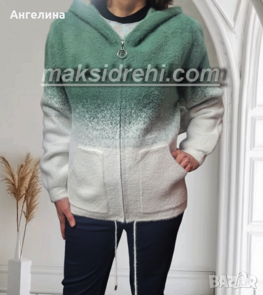 Ефектна дамска жилетка с кашмир, изключително мека и пухкава., снимка 1