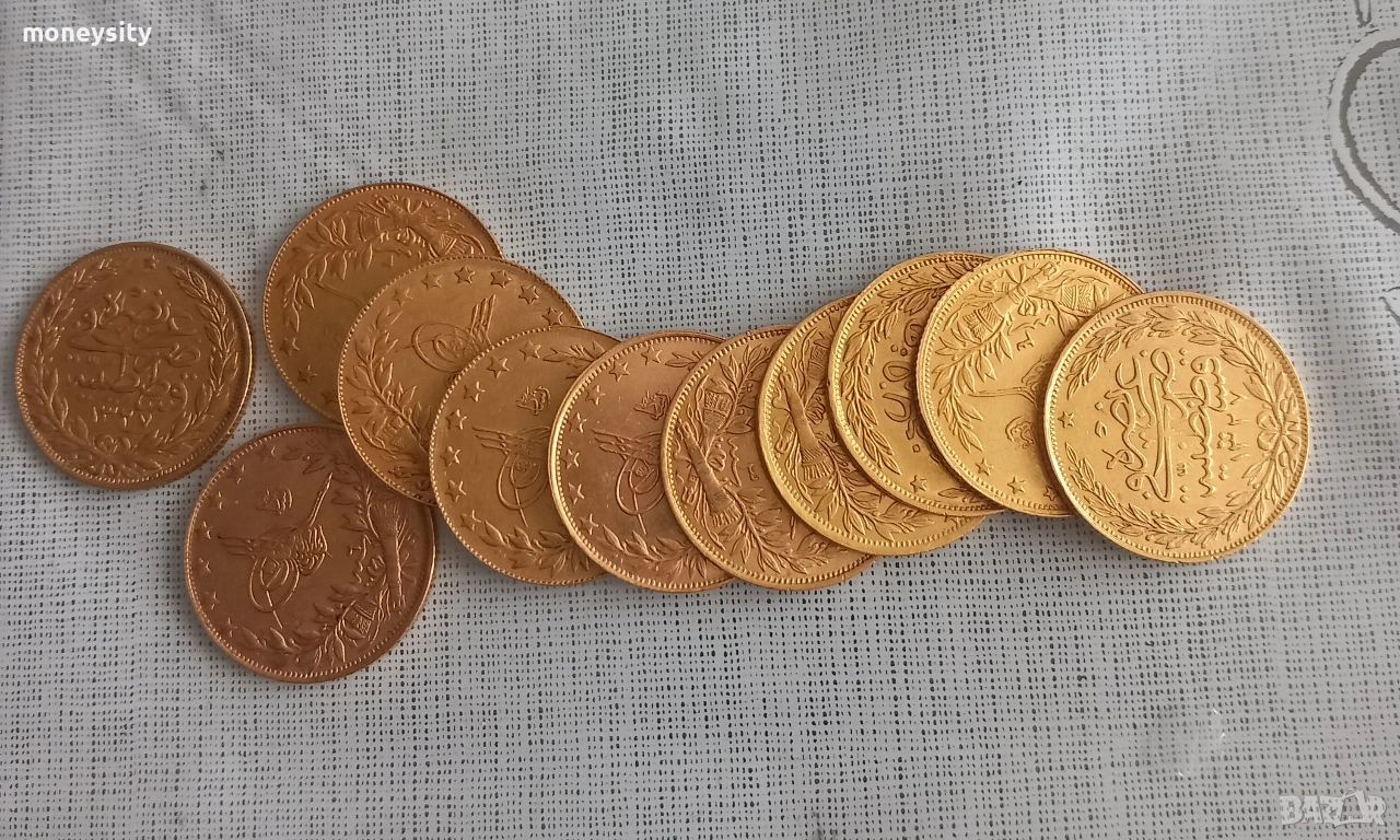 Златна монета 100 куруша злато, снимка 1