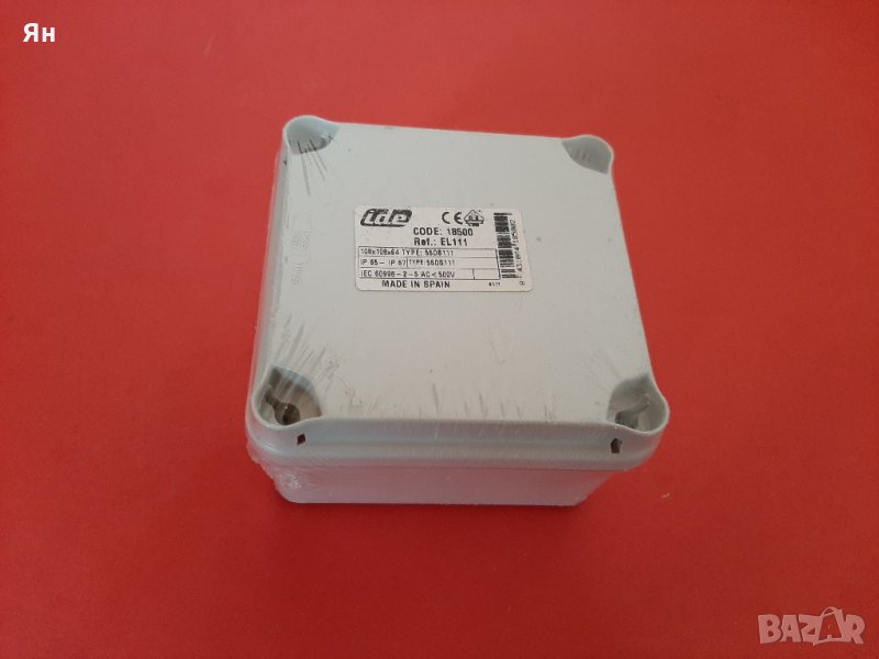  Влагозащитена Кутия за Открит монтаж IP65-IP67,108x108x64mm , снимка 1