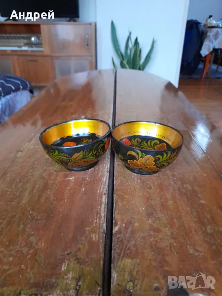 Стара декоративна дървена паница,паници,купа #5, снимка 1