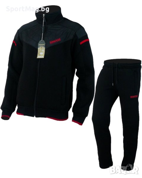 Мъжки спортен комплект ЗА ГОЛЕМИ МЪЖЕ BRANDO/060 - 4 цвята, снимка 1