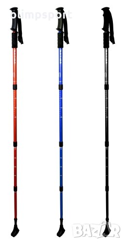 Туристическа щека телескопична нова. Четирисекционна конструкция с въртящо заключване. Ръкохватки с , снимка 1