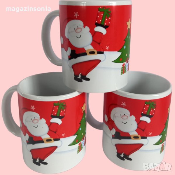 Коледни чаши Дядо Коледа, снимка 1