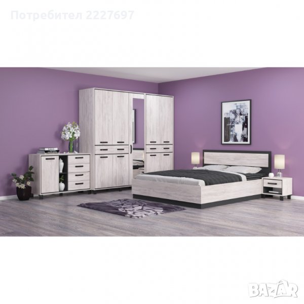 Спален комплект  Евелин-160/200 см., снимка 1
