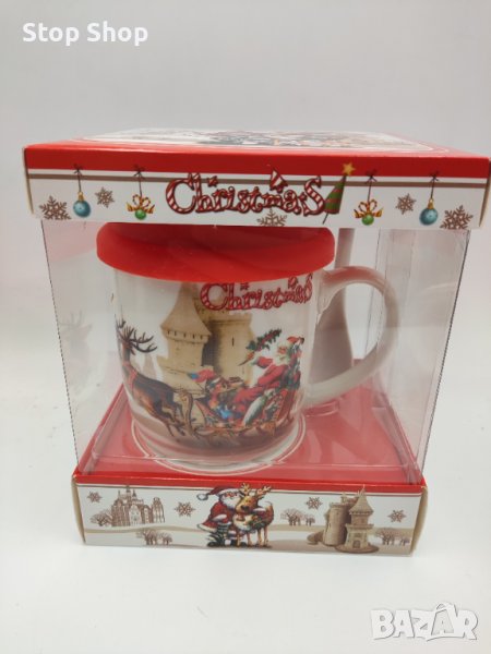 Термо коледна чаша 15х13х10, снимка 1