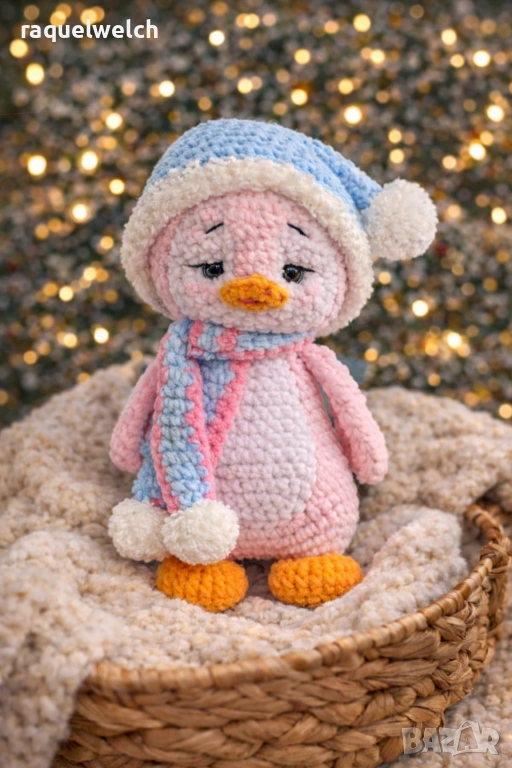 Ръчно Изплетено Пингвинче "Амигуруми", снимка 1