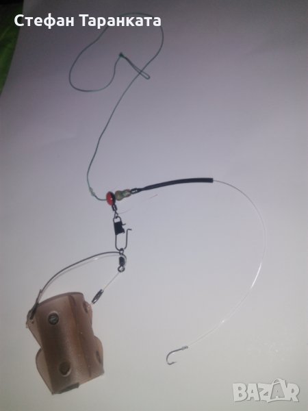 1742 Готов монтаж на 10 грамова  фидер хранилка, снимка 1