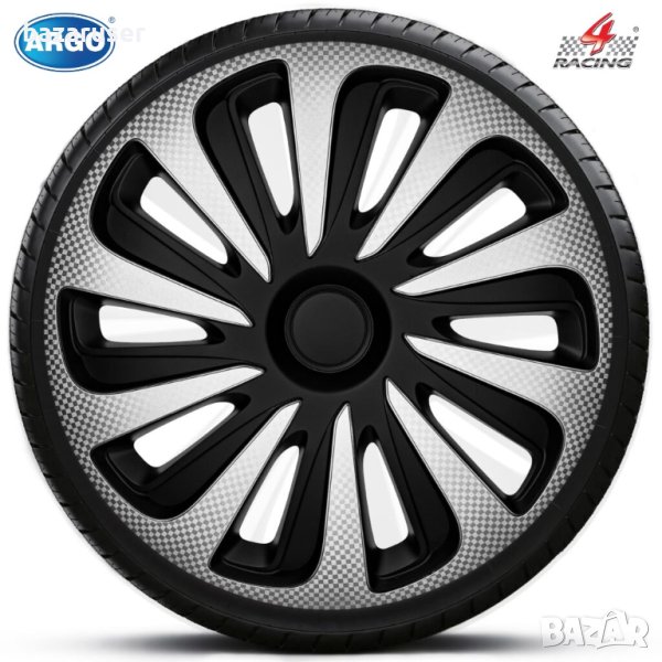 К-т тасове Тас Argo 14", 15" 14427-CALIBER CARBON SILVER BLACK/, снимка 1