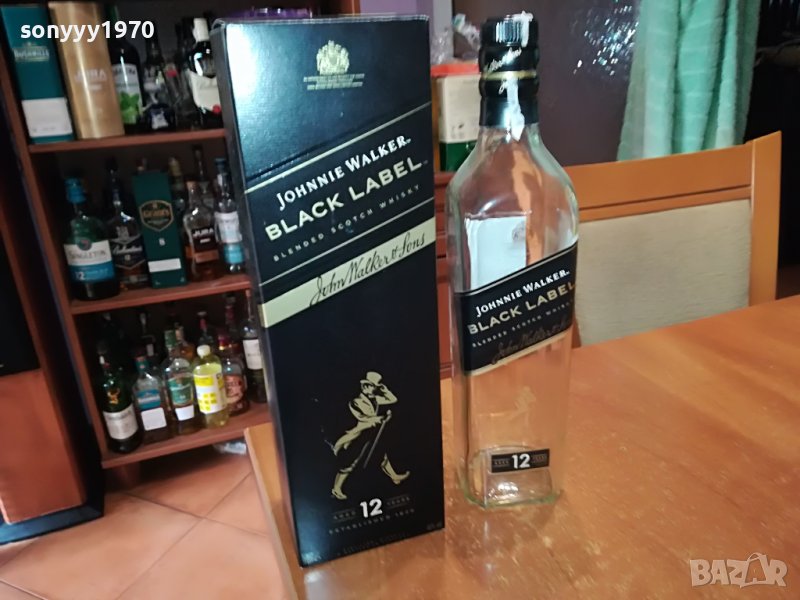 black label-празно шише и кутия за колекция 0107222005, снимка 1