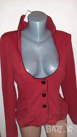 НОВ с Етикет ДАМСКИ ЖАКЕТ - Българско Производство Размер L , снимка 2 - Сака - 37077047
