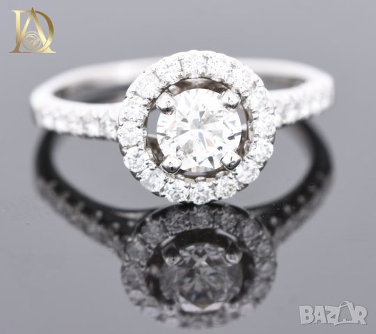 Нов Сет от Два Златни Пръстена с 1.52кт Естествени Диаманти, снимка 3 - Пръстени - 44104001