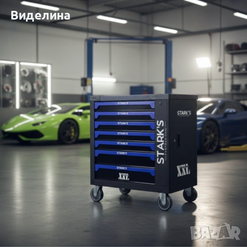 Професионална количка с инструменти 258 части – пълен набор за автосервизи и майстори, снимка 6 - Куфари с инструменти - 53348586