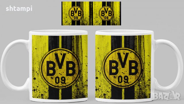 Чаша Борусия Дортмунд Borussia Dortmund Керамична, снимка 6 - Фен артикули - 34783906