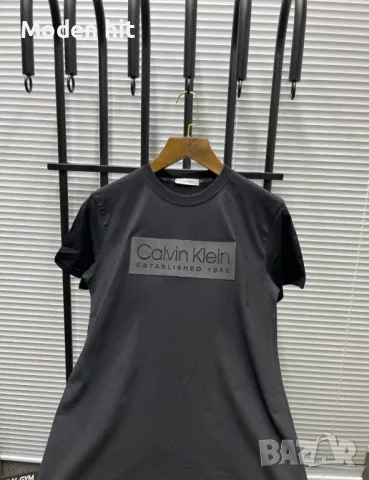 Calvin Klein Мъжка Тениска👕Мъжка Блуза С Къс Ръкав Келвин Клайн - Различни Цветове, снимка 5 - Тениски - 48931063