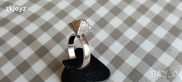 СРЕБЪРЕН ПРЪСТЕН 4.45 ГРАМА/ ПРОБА 925, снимка 2 - Пръстени - 43675433