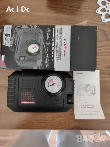 Портативен автомобилен компресор 12V, снимка 5 - Аксесоари и консумативи - 49938962