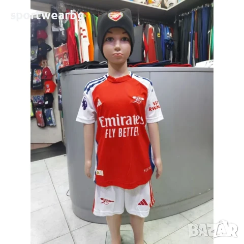 Намален детски футболен екип Арсенал 2024 2025 домакински, снимка 1
