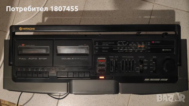 HITACHI TRK-3D50E Радиокасетофон , снимка 7 - Радиокасетофони, транзистори - 47798674