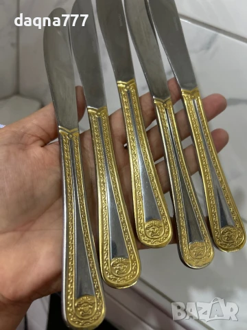 5 луксозни ножа за сервиране, снимка 4 - Прибори за хранене, готвене и сервиране - 50761147