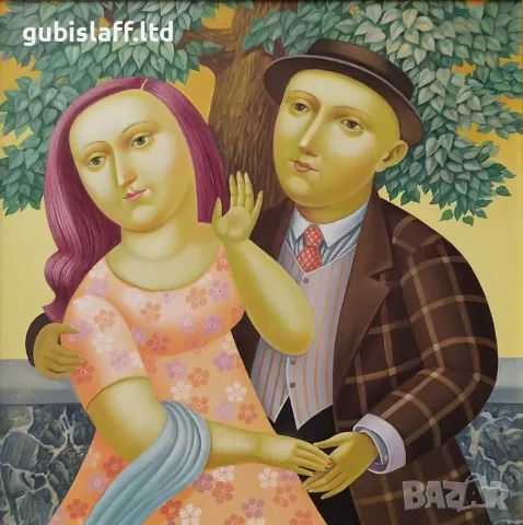 Картина "Предложение", 2018 г., худ. Наташа Атанасова, снимка 2 - Картини - 49326524