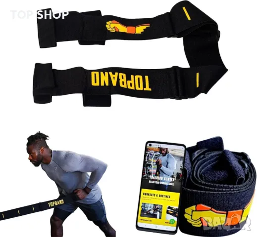 Регулируема съпротивителна ластик прикрепяща се тренировка за цяло тяло, снимка 4 - Фитнес уреди - 49423139