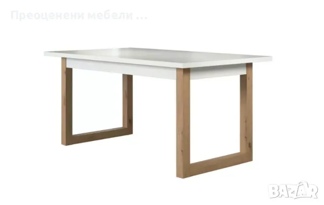 Разтегателна трапезна маса Dakota внос от Германия, снимка 5 - Маси - 50282408