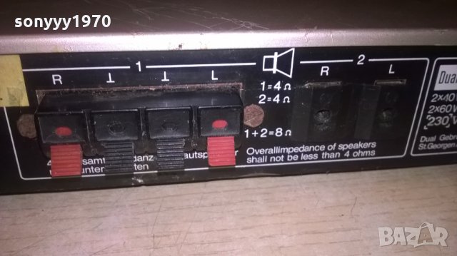 dual cv1250-germany-stereo amplifier-внос франция, снимка 13 - Ресийвъри, усилватели, смесителни пултове - 26802804