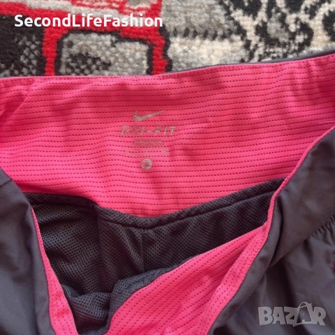 Дамски спортен панталон Nike Dri Fit размер S сив розов, снимка 7 - Къси панталони и бермуди - 53218663