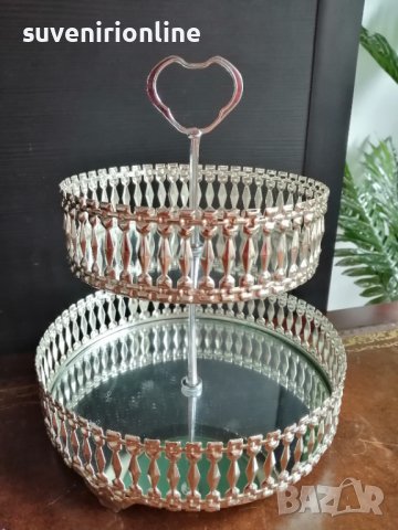 Луксозна бонбониера /стойка за сладкиши , снимка 3 - Аксесоари за кухня - 38295875