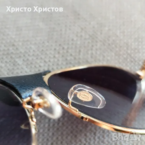 Мъжки луксозни слънчеви очила Cartier CT0036S Made in France , снимка 13 - Слънчеви и диоптрични очила - 47350896
