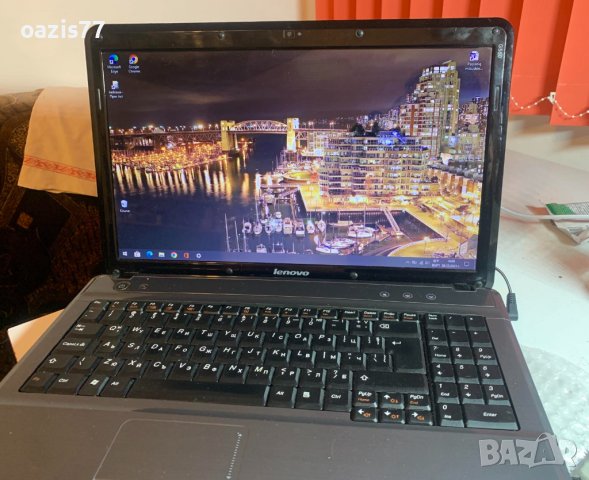 Лаптоп 15,6 ин LENOVO G 550  ideapad  2 х 2,8  ghz SSD   LED като НОВ ! , снимка 4 - Лаптопи за работа - 43553862