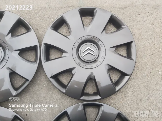 4 броя оригинални тасове за Citroen C4 16, снимка 5 - Аксесоари и консумативи - 49506807