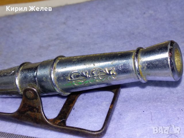 Стар СССР Метален МИНИ - МОДЕЛ на РУСКО КОРАБНО ОРЪДИЕ МОРТИРА ТОП ЕПОХАТА на Цар ПЕТЪР ВЕЛИКИ 24079, снимка 6 - Колекции - 43828004